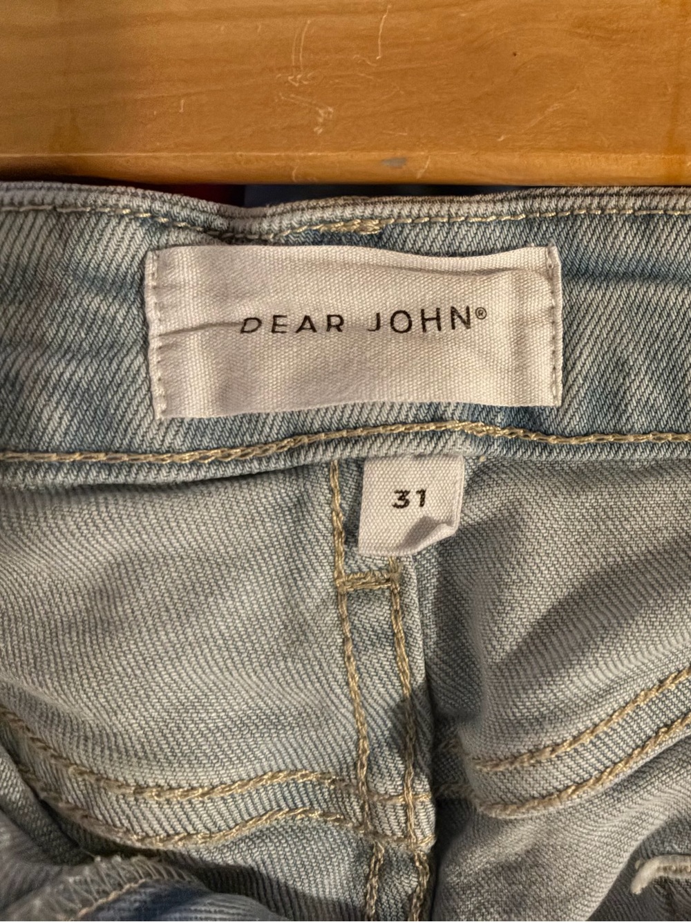 Dear John Light Blue Flare/Wide Leg Jeans